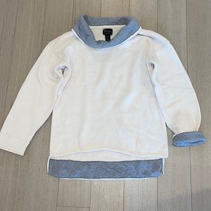 Pure Handknit Cowl Neck Sweater